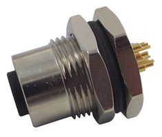 2MT3002-W05300 - MULTICOMP PRO - 2MT3002-W05300 - Sensor Connector, M12 Series, M12, Female, 5 Positions, Solder Socket, Straight Panel Mount