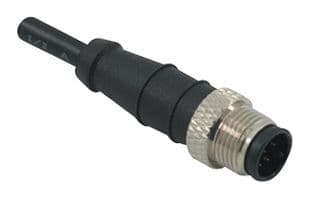 2MT3012-W03300 - MULTICOMP - 2MT3012-W03300 - Sensor Cable, A Coded, M12 Plug, Free End, 3 Positions, 1 m, 3.28 ft, M12