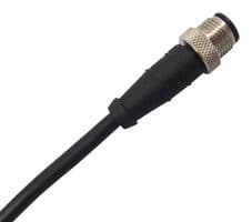 2MT3012-W04300 - MULTICOMP PRO - 2MT3012-W04300 - Sensor Cable, M12 Plug, Free End, 4 Positions, 1 m, 3.28 ft, M12