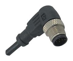 2MT3013-W03300 - MULTICOMP PRO - 2MT3013-W03300 - Sensor Cable, 90° M12 Plug, Free End, 3 Positions, 1 m, 3.28 ft, M12