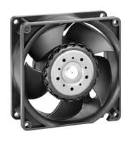 3212J/2H4P - EBM-PAPST - 3212J/2H4P - DC Axial Fan, 12 V, Square, 92 mm, 38 mm, Ball Bearing, 164.8 CFM