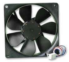 8412N/2GH-214 - EBM-PAPST - 8412N/2GH-214 - DC Axial Fan, 12 V, Square, 80 mm, 25.4 mm, Sleeve Bearing, 46.5 CFM