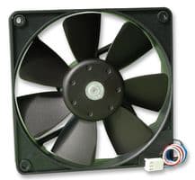 4412F/2GLL-515 - EBM-PAPST - 4412F/2GLL-515 - DC Axial Fan, 12 V, Square, 120 mm, 25 mm, Sleeve Bearing, 42.5 CFM