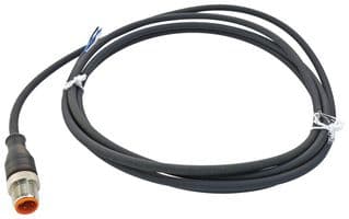 RST 4-225/2 M - LUMBERG AUTOMATION - RST 4-225/2 M - Sensor Cable, PUR, M12 Plug, Free End, 4 Positions, 2 m, 6.6 ft, RST Series