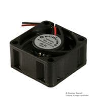 MC36258 - MULTICOMP - MC36258 - DC Axial Fan, Brushless Motor, 5 V, Square, 40 mm, 20 mm, Sleeve Bearing, 7.7 CFM