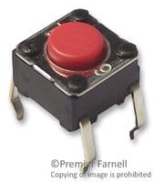 B3F1006 - OMRON ELECTRONIC COMPONENTS - B3F1006 - Tactile Switch, B3D Series, Top Actuated, Through Hole, Round Button, 500 gf, 50mA at 24VDC
