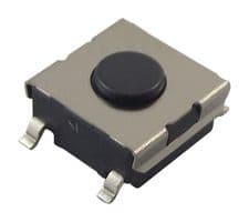 B3FS1000P - OMRON ELECTRONIC COMPONENTS - B3FS1000P - Tactile Switch, B3FS Series, Top Actuated, Surface Mount, Round Button, 100 gf, 50mA at 24VDC