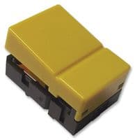 B3J1300 - OMRON ELECTRONIC COMPONENTS - B3J1300 - Tactile Switch, B3J Series, Top Actuated, Through Hole, Hinged Button, 127 gf, 50mA at 24VDC