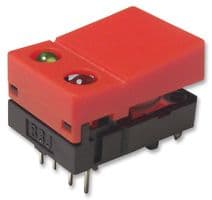 B3J6200 - OMRON ELECTRONIC COMPONENTS - B3J6200 - Tactile Switch, B3J Series, Top Actuated, Through Hole, Hinged Button, 127 gf, 50mA at 24VDC
