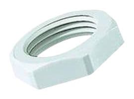 LN167035 - HYLEC - LN167035 - Locknut, Non Metallic, Light Grey, M16, Nylon 6, 7 mm