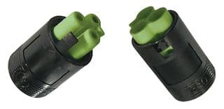 THB.380.3ASSY - HYLEC - THB.380.3ASSY - Cable Joint, 3 Pole, 17.5A, 400V, IP20, T85, Screw, 10 mm, Black/Green, 4 mm², TH380 Series