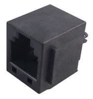 95522-2647 - MOLEX - 95522-2647 - Modular Connector, Modular Jack, 1 x 1 (Port), 6P4C, Cat3, Through Hole Mount