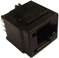 95522-2667 - MOLEX / PARTNER STOCK - 95522-2667 - Modular Connector, Modular Jack, 1 x 1 (Port), 6P6C, Cat3, Through Hole Mount