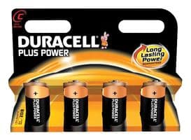 5000394019126. - DURACELL - 5000394019126. - Battery, 1.5 V, C, Alkaline, Raised Positive and Flat Negative, 4