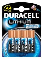 5000394099944 - DURACELL - 5000394099944 - Battery, 1.5 V, AA, Lithium Iron Disulphide, 3 Ah, Raised Positive and Flat Negative, 4