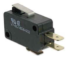 V-161-1C5 BY OMI - OMRON ELECTRONIC COMPONENTS - V-161-1C5 BY OMI - Microswitch, Miniature, Short Hinge Lever, SPDT, Quick Connect, 16 A