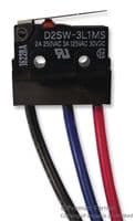 D2SW-3L1MS - OMRON - D2SW-3L1MS - Microswitch, Subminiature, Lever, SPDT, Wire Leaded, 3 A, 30 V