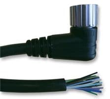 RKWU 19-242/5M - LUMBERG AUTOMATION - RKWU 19-242/5M - Sensor Cable, 90° M23 Receptacle, Free End, 5 m, 16.4 ft, RKWU Series
