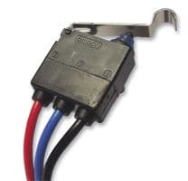 D2HW-BL271M - OMRON ELECTRONIC COMPONENTS - D2HW-BL271M - Microswitch, Ultra Subminiature, Simulated Roller Lever, SPDT, Wire Leaded, 2 A, 42 V