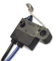 D2HW-C273M - OMRON ELECTRONIC COMPONENTS - D2HW-C273M - Microswitch, Subminiature, Simulated Roller Lever, SPST-NO, Wire Leaded, 2 A, 12 VDC