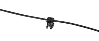 150-76099 T50ROSEC4A-PA66HS/PA66HIRHS-BK - HELLERMANNTYTON - 150-76099 T50ROSEC4A-PA66HS/PA66HIRHS-BK - Cable Tie, Edge Clip Fixing, Nylon 6.6 (Polyamide 6.6), Black, 200 mm, 4.6 mm, 45 mm, 50 lb