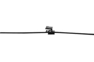 150-40591 T50ROSEC5A-PA66HS/PA66HIRHS-BK - HELLERMANNTYTON - 150-40591 T50ROSEC5A-PA66HS/PA66HIRHS-BK - Cable Tie, Edge Clip Fixing, Nylon 6.6 (Polyamide 6.6), Black, 200 mm, 4.6 mm, 45 mm, 50 lb