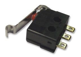 D2JW-01K31 - OMRON - D2JW-01K31 - Microswitch, Ultra Subminiature, Simulated Roller Lever, SPDT, Solder, 100 mA, 30 V