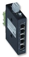 852-111 - WAGO - 852-111 - Switch, 5 Ports, Industrial, Unmanaged Fast Ethernet, DIN Rail, RJ45 x 5, 10Mbps, 100Mbps