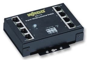 852-112 - WAGO - 852-112 - Switch, 8 Ports, Industrial, Unmanaged Fast Ethernet, DIN Rail, RJ45 x 8, 10Mbps, 100Mbps