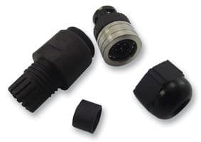 120085-0006 - MOLEX - 120085-0006 - Sensor Connector, BRAD, Ultra-Lock 120085 Series, M12, Male, 5 Positions, Solder Pin