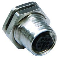 1200840033 - MOLEX - 1200840033 - Sensor Connector, Ultra-Lock 120084 Series, M12, Female, 8 Positions, PCB Socket
