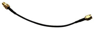 RG174 150MM - LPRS - RG174 150MM - RF / Coaxial Cable Assembly, 5.9 ", 150 mm, RG174, SMA Straight Plug, SMA Bulkhead Jack, 50 ohm