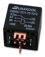 DG85C-8021-75-1012 - DURAKOOL - DG85C-8021-75-1012 - Automotive Relay, 12 VDC, SPST-NO, Through Hole, Solder, DG85C Series