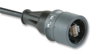 PXP6037/3M00 - BULGIN / PARTNER STOCK - PXP6037/3M00 - Ethernet Cable, Cat5e, Cat5e, RJ45 Plug to RJ45 Plug, SFTP (Screened Foiled Twisted Pair), Black