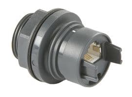PXP6033TP - BULGIN / PARTNER STOCK - PXP6033TP - In-Line Adapter, Adaptor, In-Line, RJ45, RJ45, Ethernet Buccaneer 6000