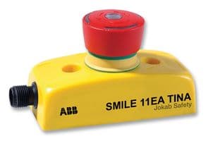2TLA030050R0000 - ABB - 2TLA030050R0000 - Emergency Stop Switch, Smile 11EA, 1NO, (Off)-On, Cage Clamp, Screw, 24 V, 24 V