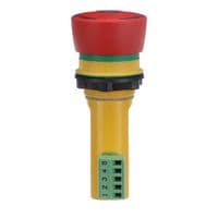 2TLA030054R0000 - ABB - 2TLA030054R0000 - Emergency Stop Switch, 1NO, (Off)-On, Screw, 24 V, 24 V
