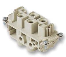 CXF4/2 - ILME - CXF4/2 - Heavy Duty Connector, 4/2+PE Power-Signal, CX, Insert, 6 Contacts, Receptacle, Screw Socket
