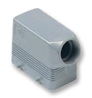 MHO10.20 - ILME - MHO10.20 - Heavy Duty Connector, M20 Side Entry, 4 Pegs, Low Profile, Hood, Side Entry, Aluminium Body