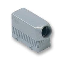 MHO16.25 - ILME - MHO16.25 - Heavy Duty Connector, M25 Side Entry, 4 Pegs, Low Profile, Hood, Side Entry, Aluminium Body