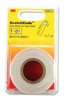 SLWR - 3M - SLWR - Wire Marker, Write-On Refill Roll, Self Laminating, 25mm x 127mm, Vinyl, White