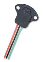 PGN-SP-001 - COMUS / ASSEMTECH - PGN-SP-001 - Hall Effect Proximity Sensor, Unipolar, Flange, PGN-SP Series, 4.5 to 24 Vdc, 5.2 mA, 60 to 185 G