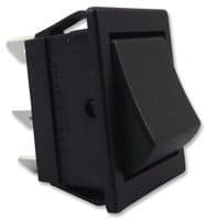 C1560AAAAA - BULGIN / PARTNER STOCK - C1560AAAAA - Rocker Switch, On-On, DPDT, Non Illuminated, Panel Mount, Black, 1550 Series