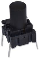 5GTH9351SS09-15.0 - MULTIMEC - 5GTH9351SS09-15.0 - Tactile Switch, 5G Series, Top Actuated, Through Hole, Plunger for Cap, 350 gf, 50mA at 24VDC