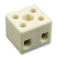 DESTB-0252 - HYLEC - DESTB-0252 - Panel Mount Barrier Terminal Block, 32 A, 450 V, 2 Pole, 1, Screw, 12 AWG