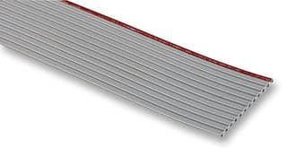8125/08 - 3M - 8125/08 - Ribbon Cable, Round Conductor Flat, Zippable, Unscreened, 8 Core, 24 AWG, 100 ft, 30.5 m