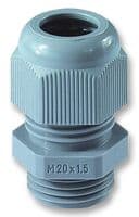 50.616 PA/4X2.3 - HYLEC - 50.616 PA/4X2.3 - Cable Gland, M16 x 1.5, Nylon 6 (Polyamide 6), Grey, IP65