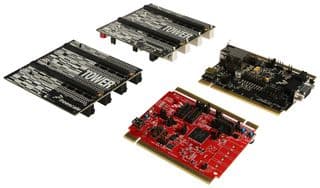 TWR-K60D100M-KIT - NXP - TWR-K60D100M-KIT - Development Kit, MK60DN512VMD10 MCU, 3 Axis Accelerometer, 4x Capacitive Touch Pads