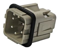 CKM04 - ILME - CKM04 - Heavy Duty Connector, 4+PE Signal, CK, Insert, 5 Contacts, Plug, Screw Pin