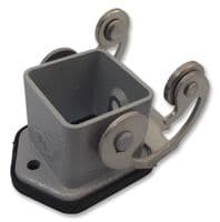 CKAX03I - ILME - CKAX03I - Connector Backshell, Bulkhead Housing, CK Series ILME Multipole Connector Inserts, 180°